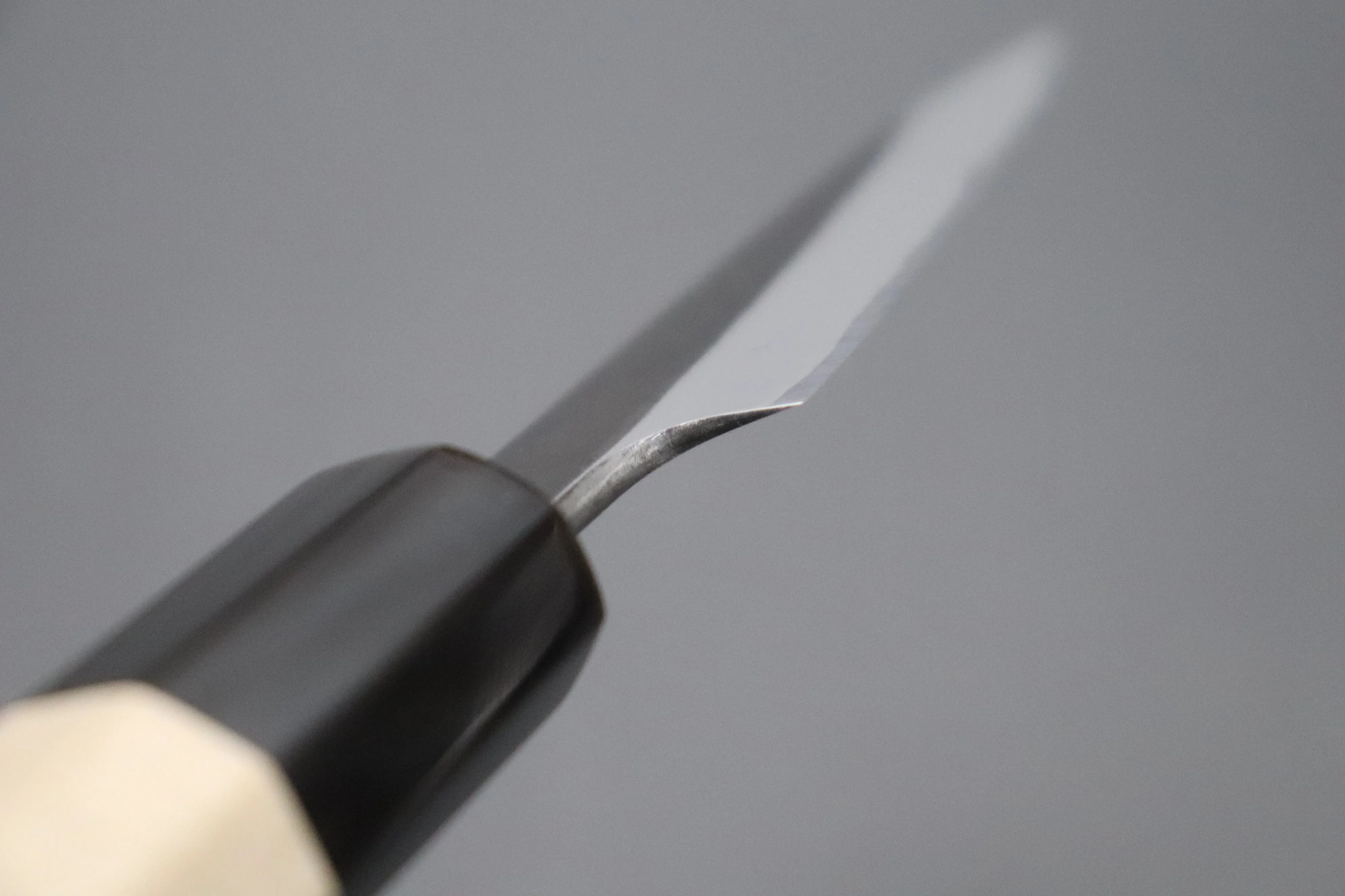 Hinoura White Steel No.1 Kurouchi Series Wa Paring 80mm (3.1 Inch, HS1-1)