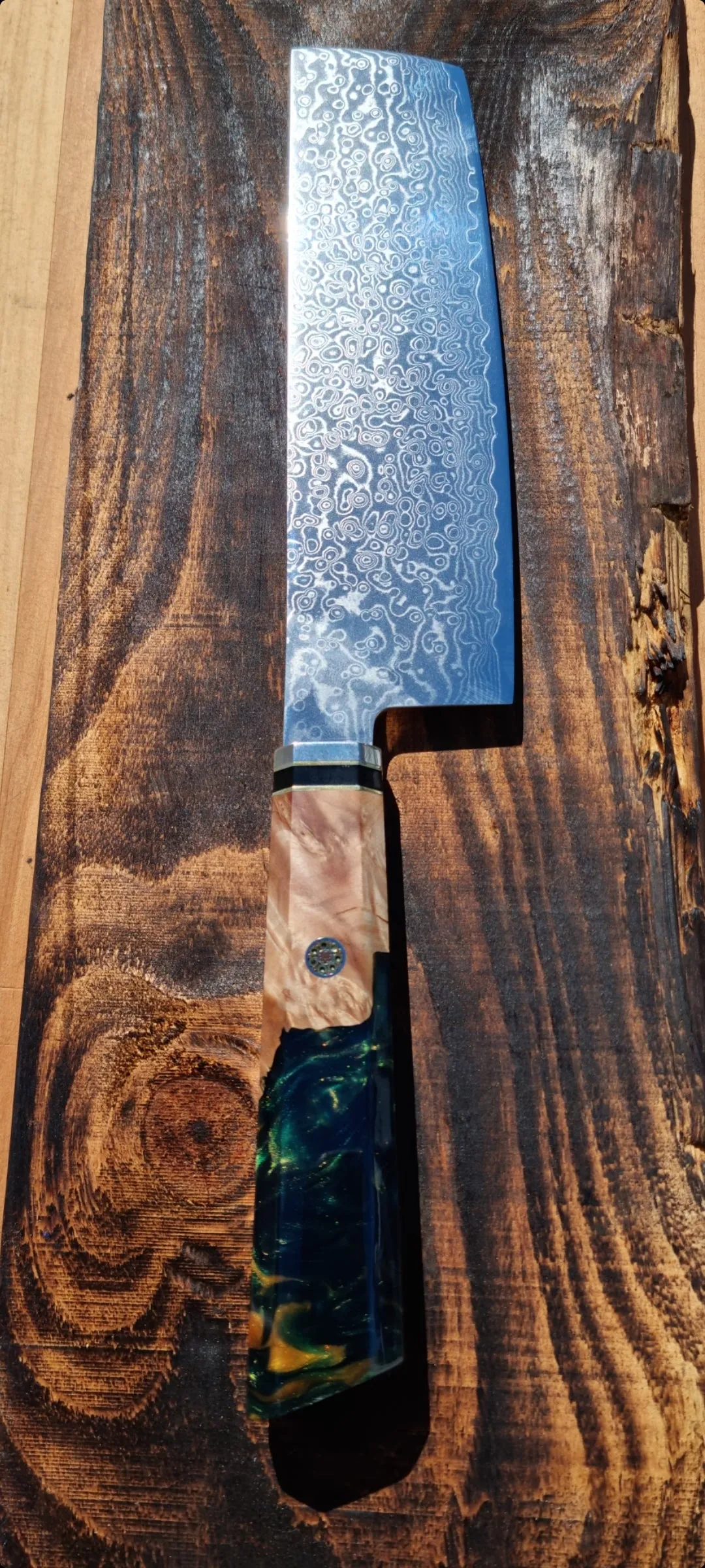 Japanese Style Damascus Steel Layered Knives