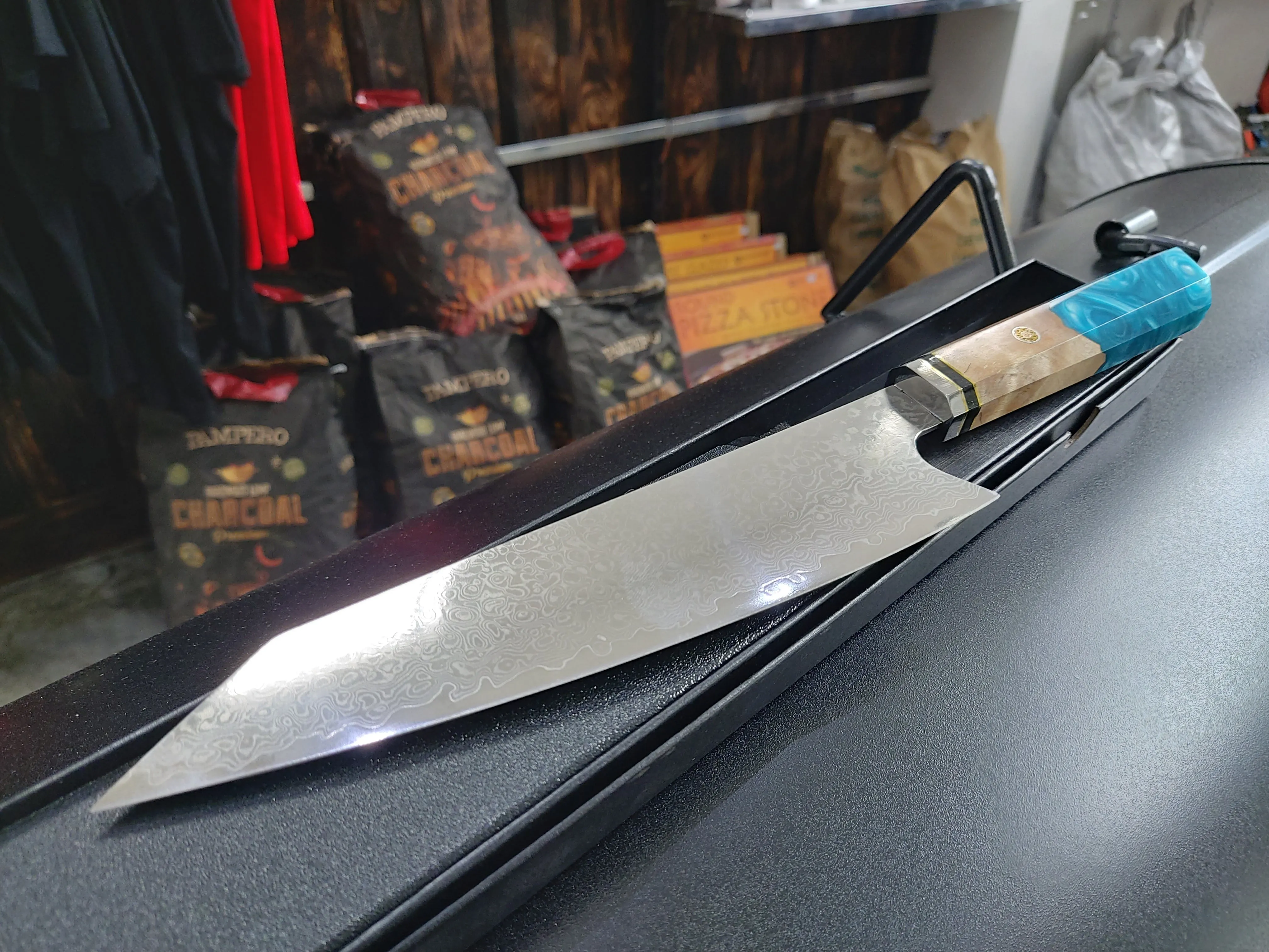 Japanese Style Damascus Steel Layered Knives