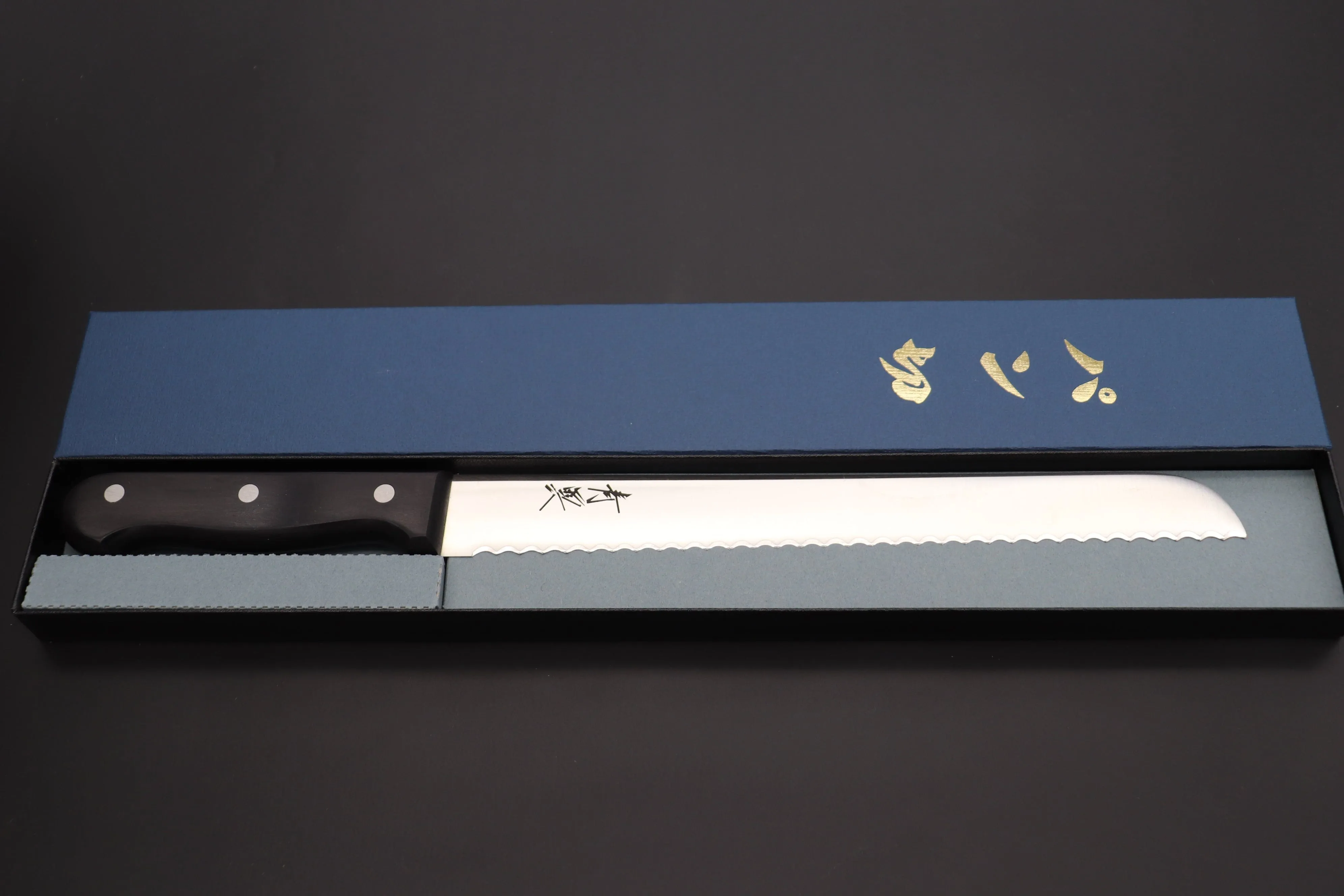 JCK Natures Blue Clouds AUS-8 Basic Series BCA-6 Bread Knife 245mm (9.6 inch)