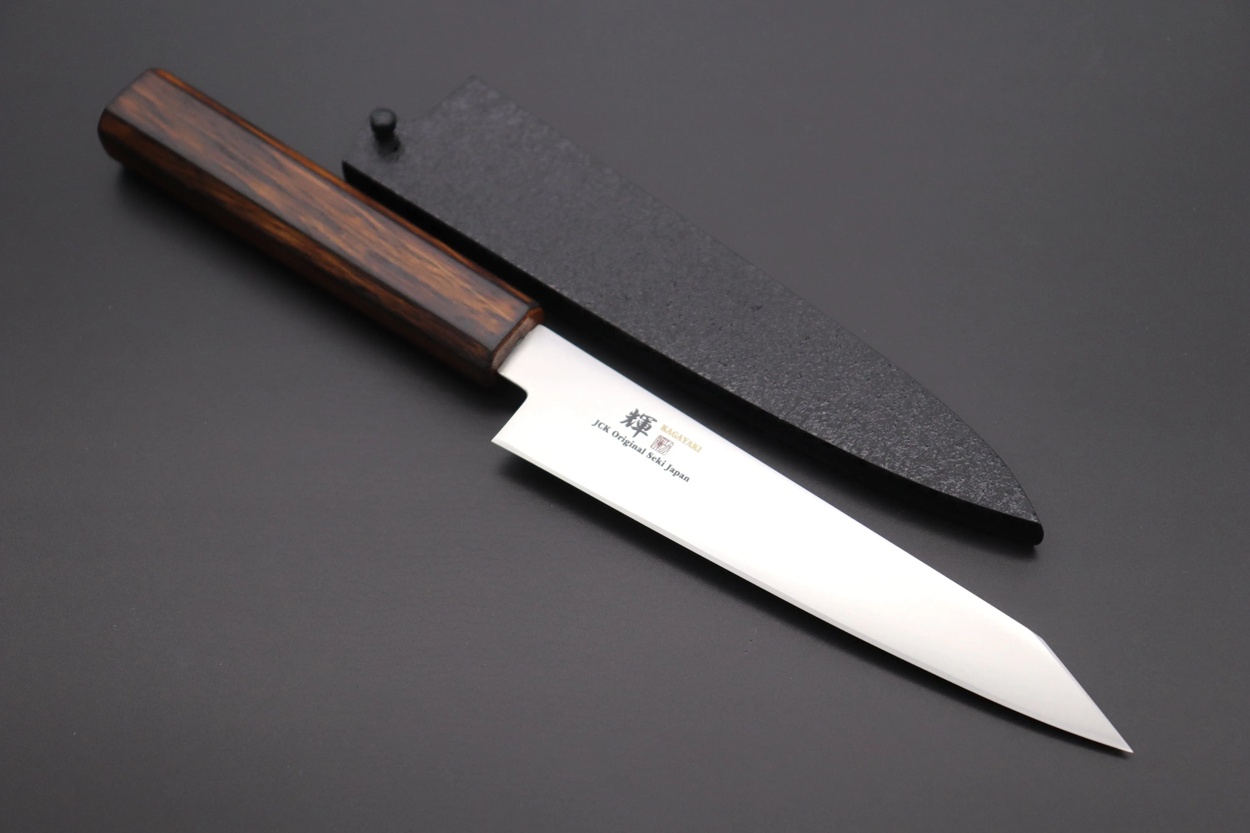 JCK Original Kagayaki 悠久VG-10 Wa Series YUK-1 Kiritsuke Petty 150mm(5.9 inch)