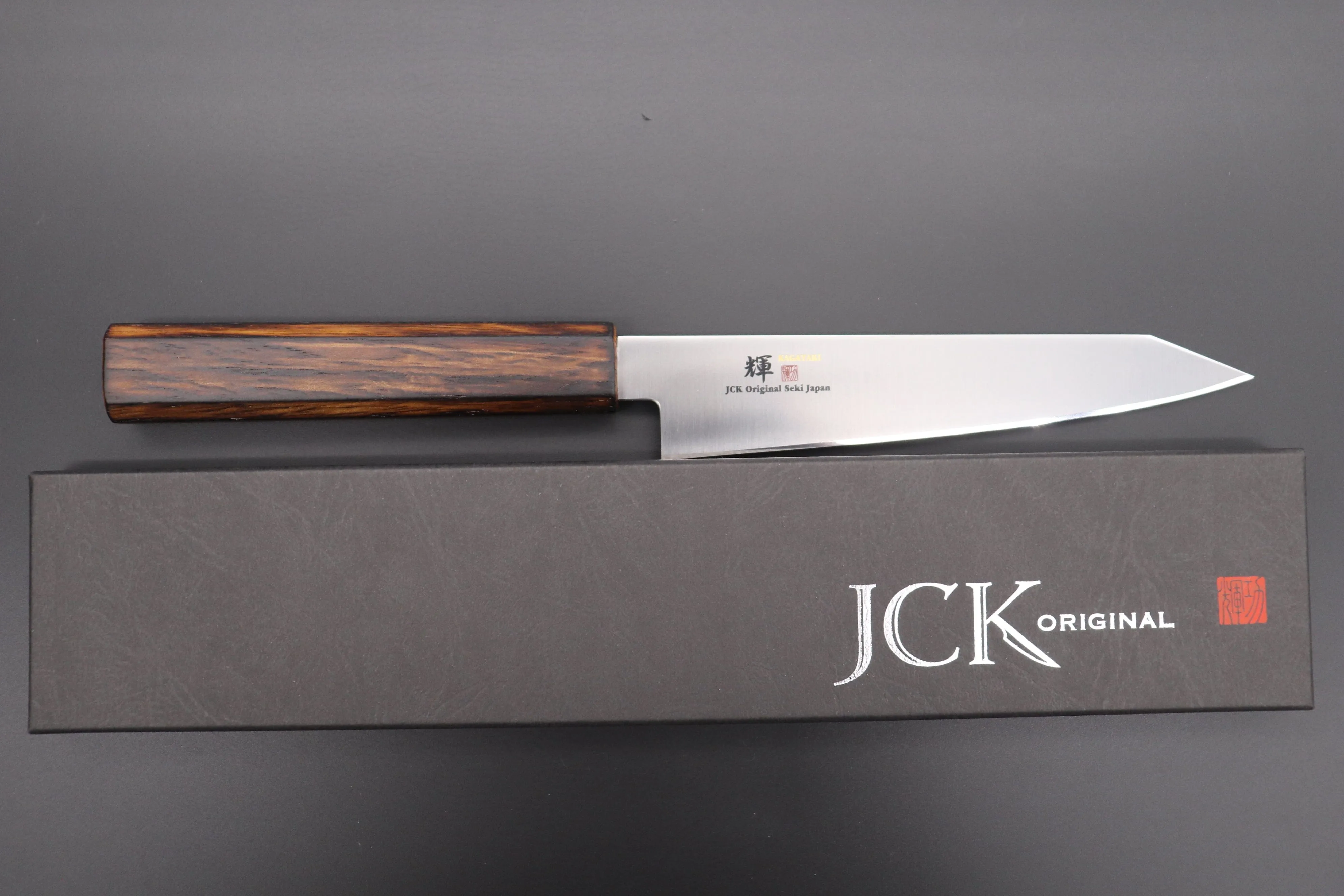 JCK Original Kagayaki 悠久VG-10 Wa Series YUK-1 Kiritsuke Petty 150mm(5.9 inch)