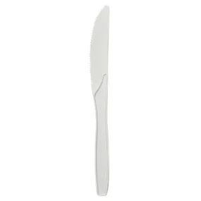 Karat PP Medium Heavy Weight Knives Bulk Box - White - 1,000 ct