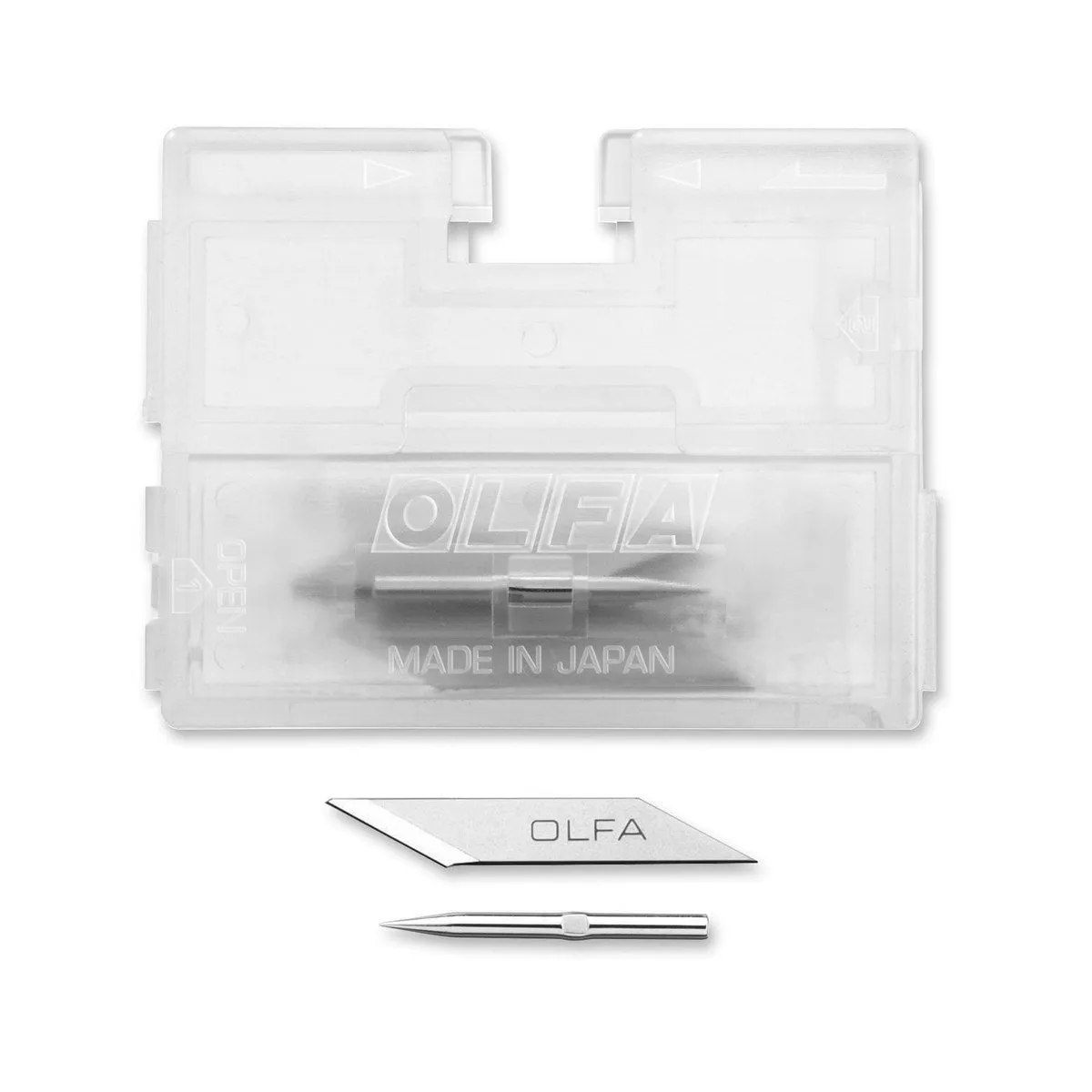 Olfa KB-5/30B AK-5 Multi-Purpose Art Blades, Pack Of 30 and 1 Needle