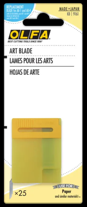 Olfa KB Multi-Purpose Art Blades, Pack Of 25