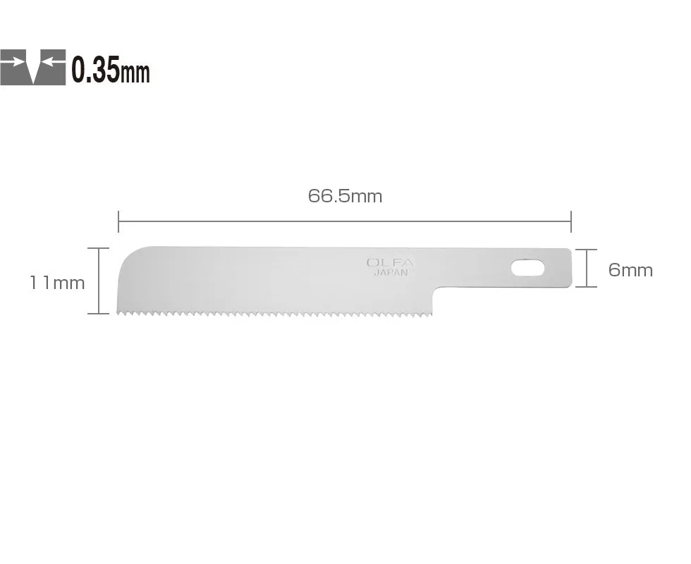 Olfa KB4-WS/3 Wide Saw Blade, Pack Of 3