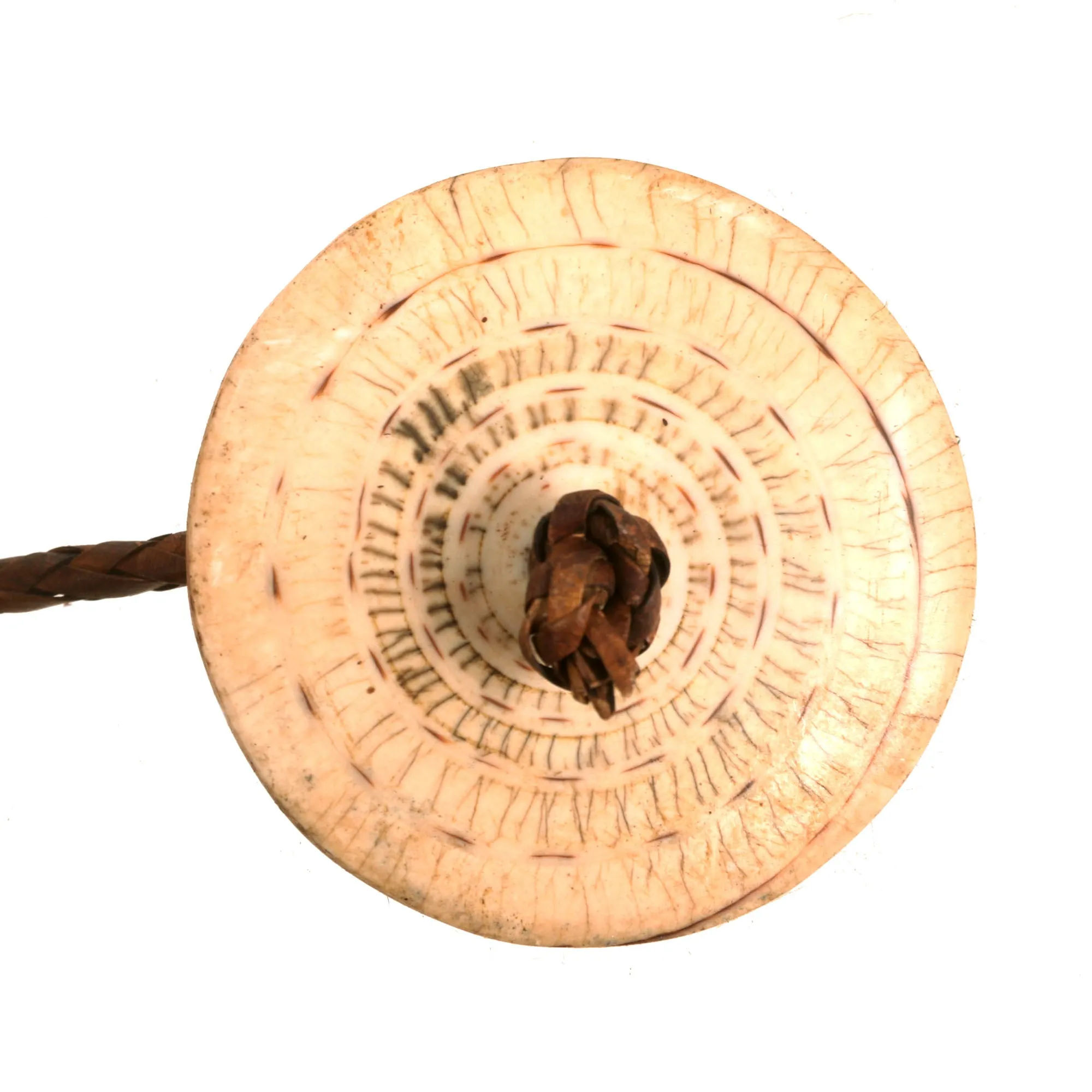 Original 19th Century Borneo Dayak Headhunters Mandau with Pisau Raout Knife & Wooden Scabbard