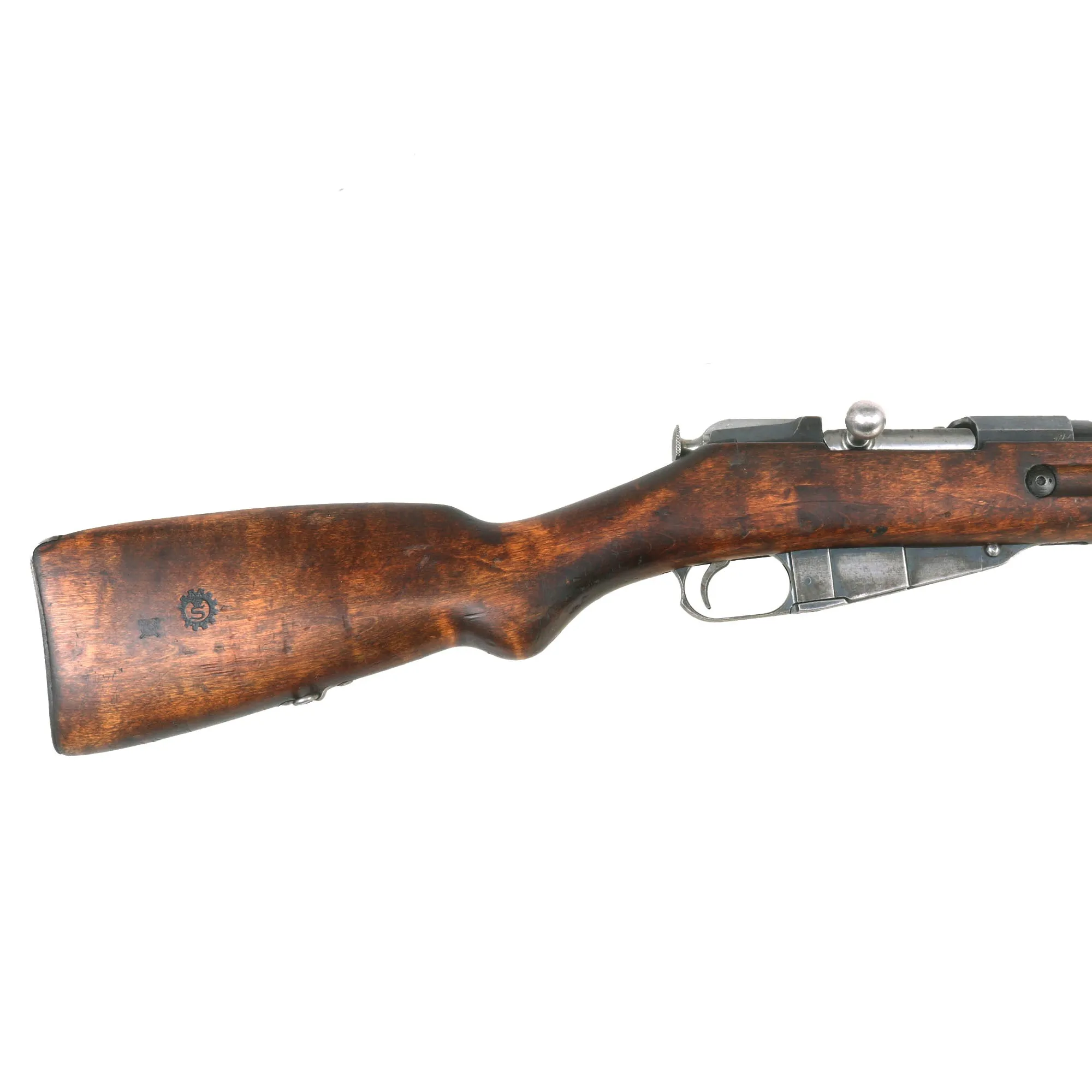 Original Antique Finnish Continuation War Model M/39 Mosin-Nagant Rifle Serial 208220 with 1941 Dated Barrel - Antique Tula Receiver Dated 1897