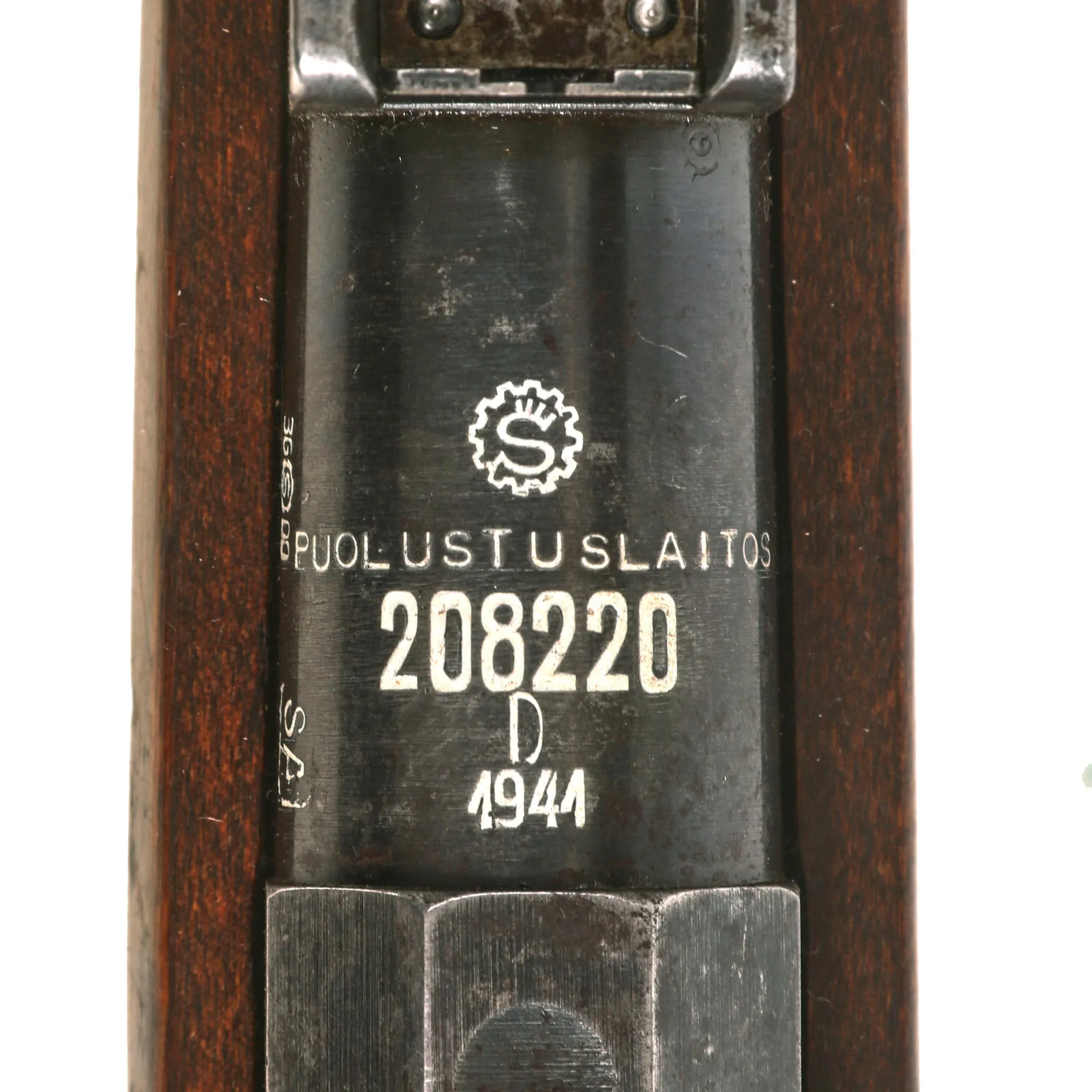 Original Antique Finnish Continuation War Model M/39 Mosin-Nagant Rifle Serial 208220 with 1941 Dated Barrel - Antique Tula Receiver Dated 1897