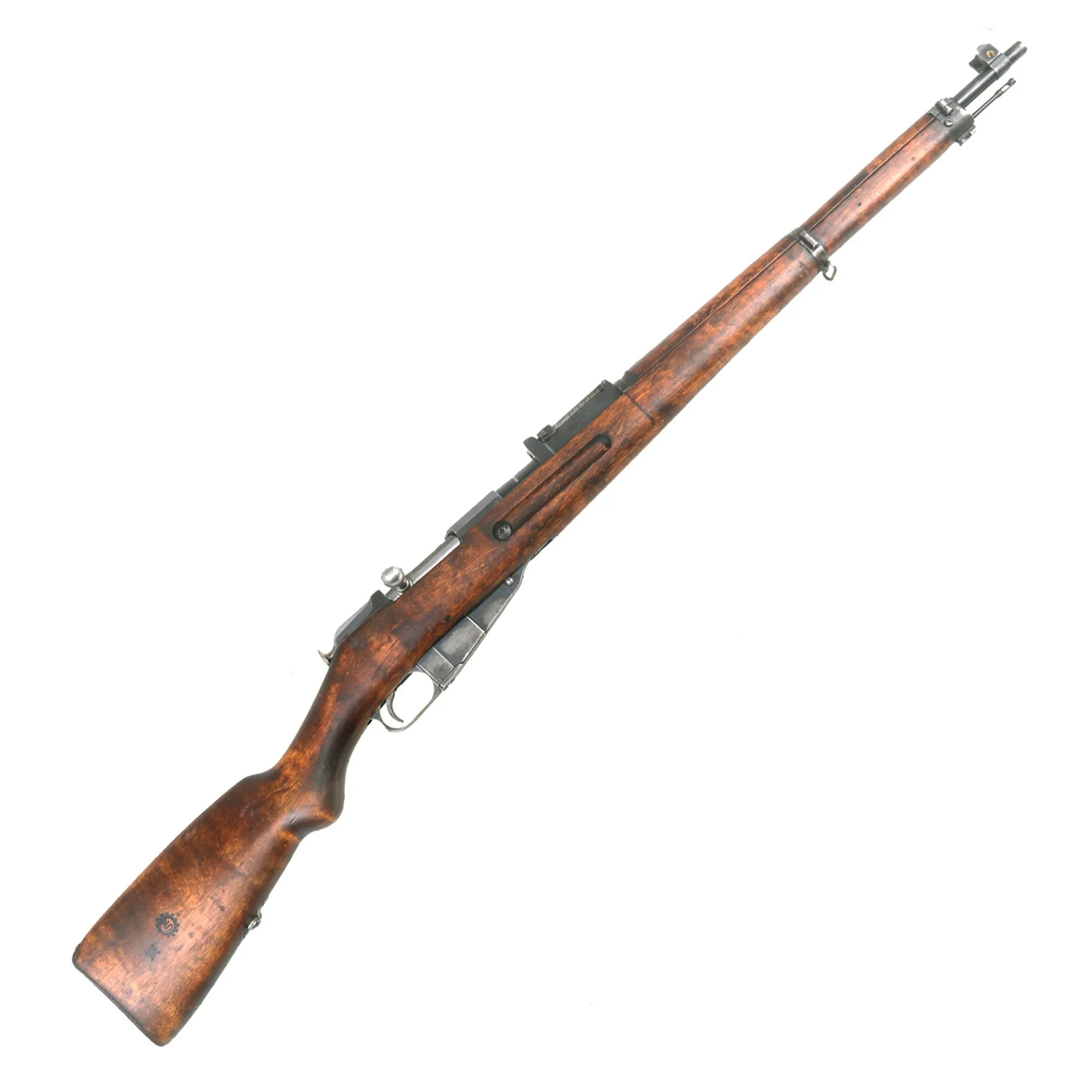 Original Antique Finnish Continuation War Model M/39 Mosin-Nagant Rifle Serial 208220 with 1941 Dated Barrel - Antique Tula Receiver Dated 1897
