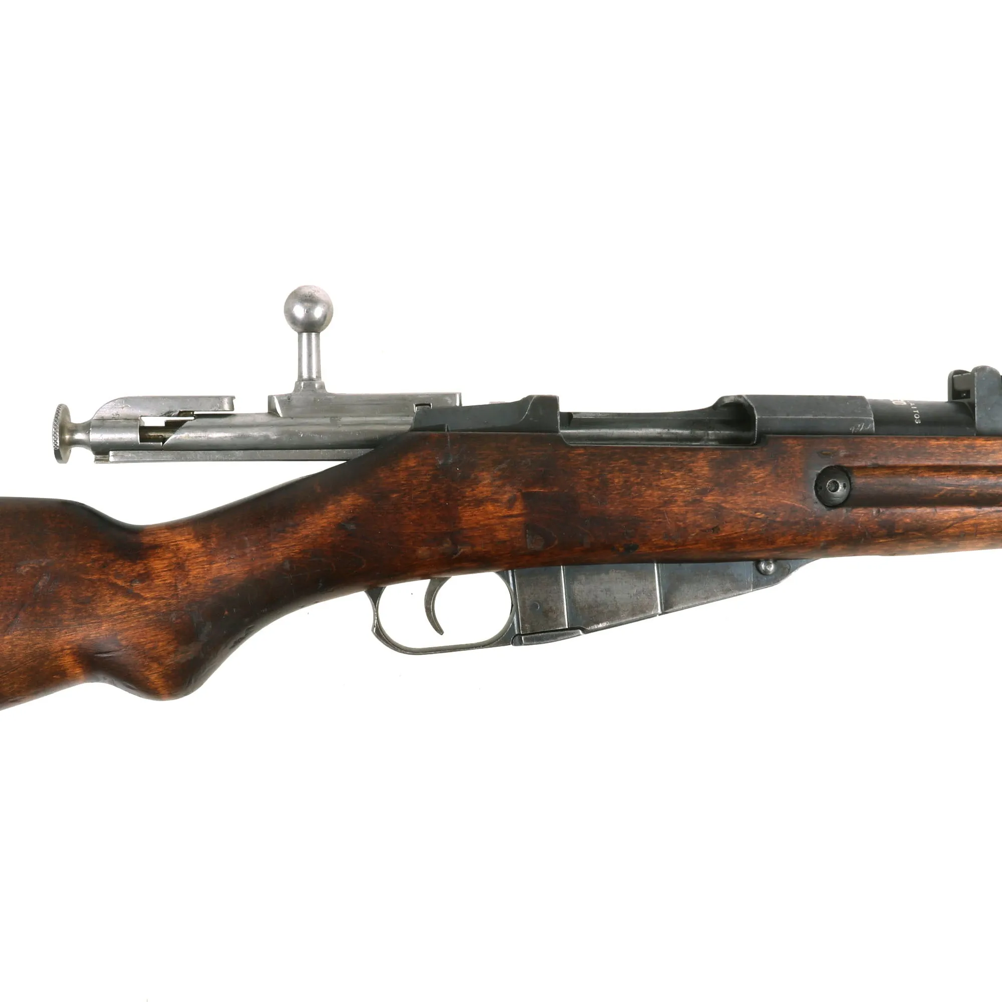Original Antique Finnish Continuation War Model M/39 Mosin-Nagant Rifle Serial 208220 with 1941 Dated Barrel - Antique Tula Receiver Dated 1897