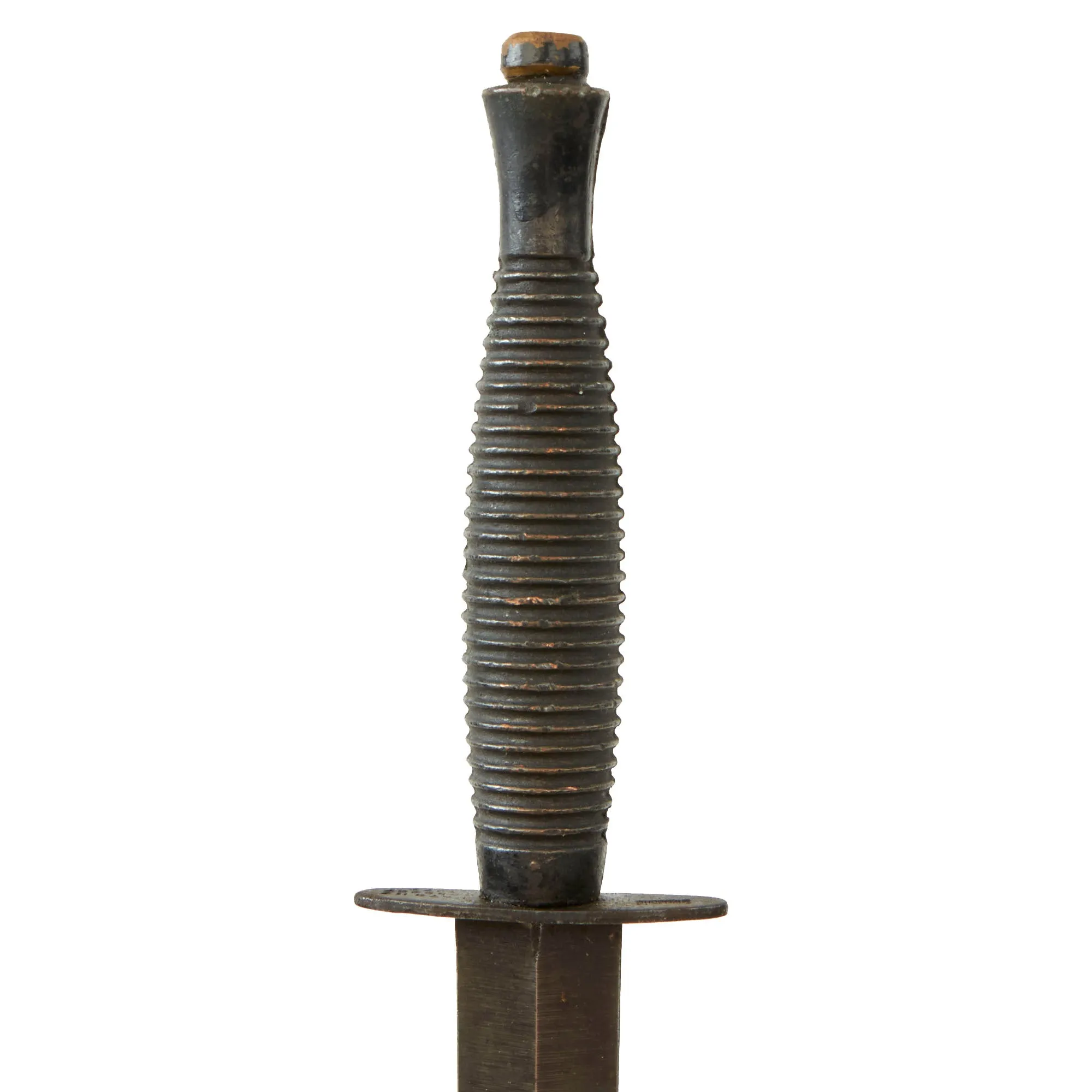 Original British 1970s NATO Fairbairn Sykes Fighting Knife with Scabbard - Marked Sheffield England