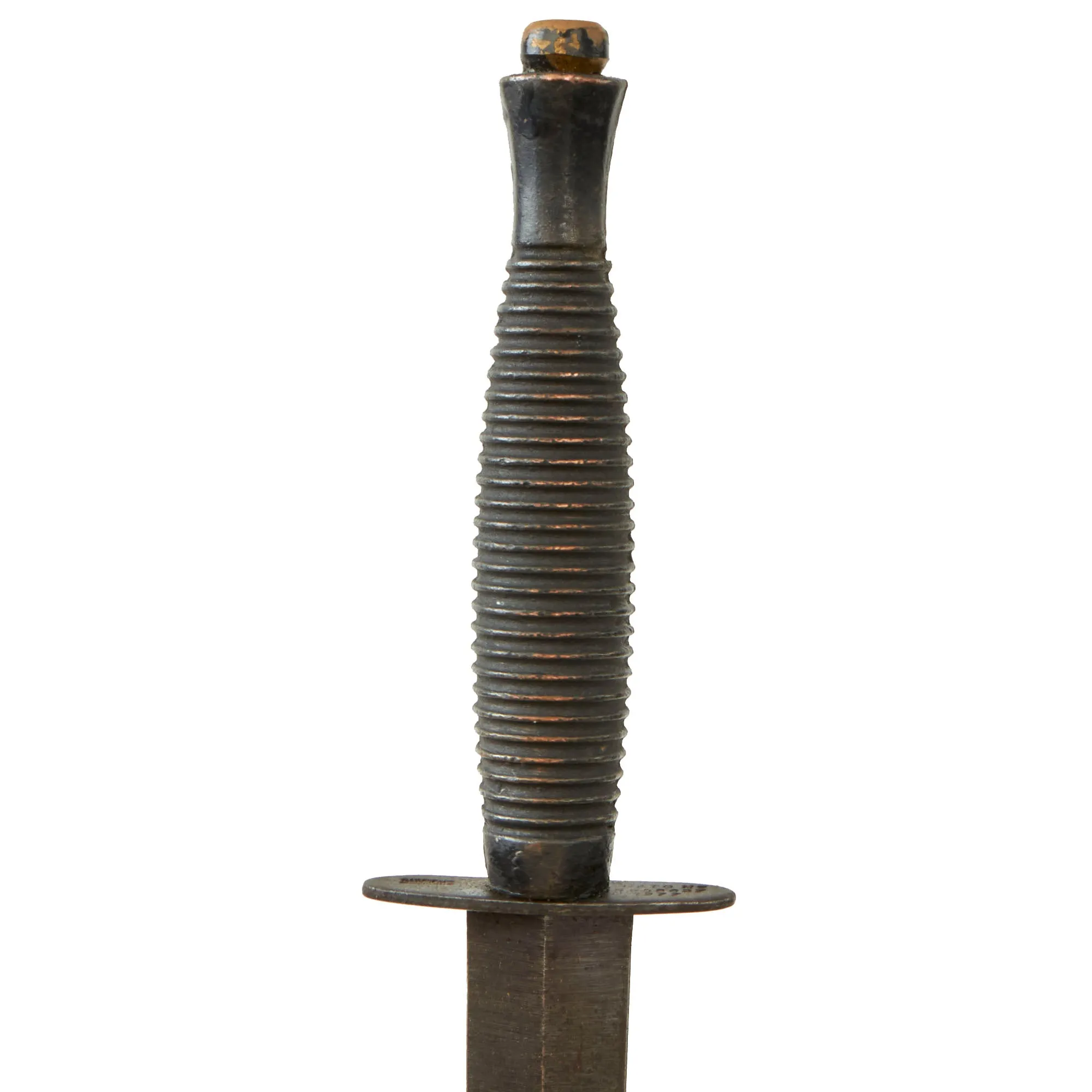 Original British 1970s NATO Fairbairn Sykes Fighting Knife with Scabbard - Marked Sheffield England