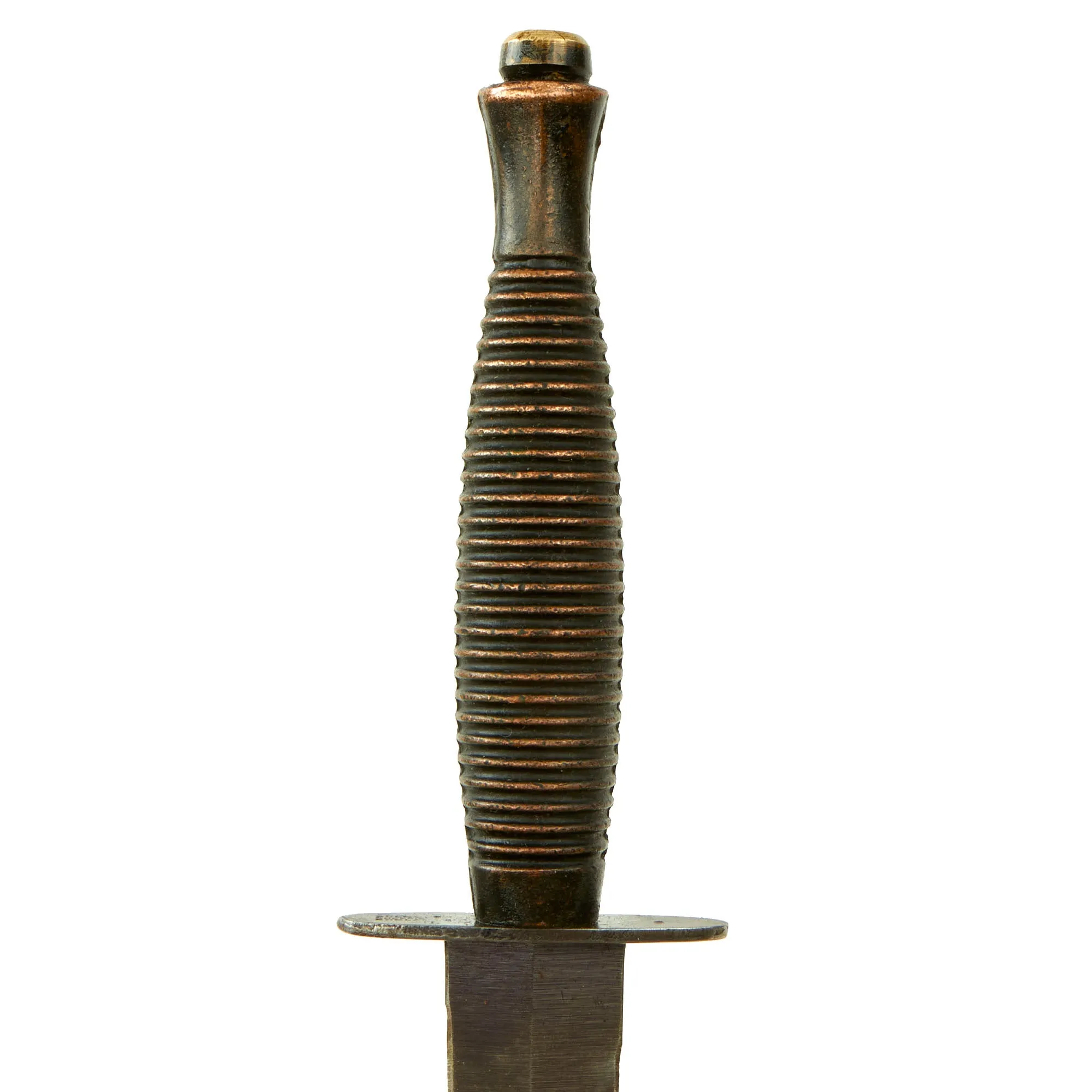 Original British Late WWII or Early Post War 3rd Pattern Fairbairn Sykes Fighting Knife by Rodgers with Scabbard
