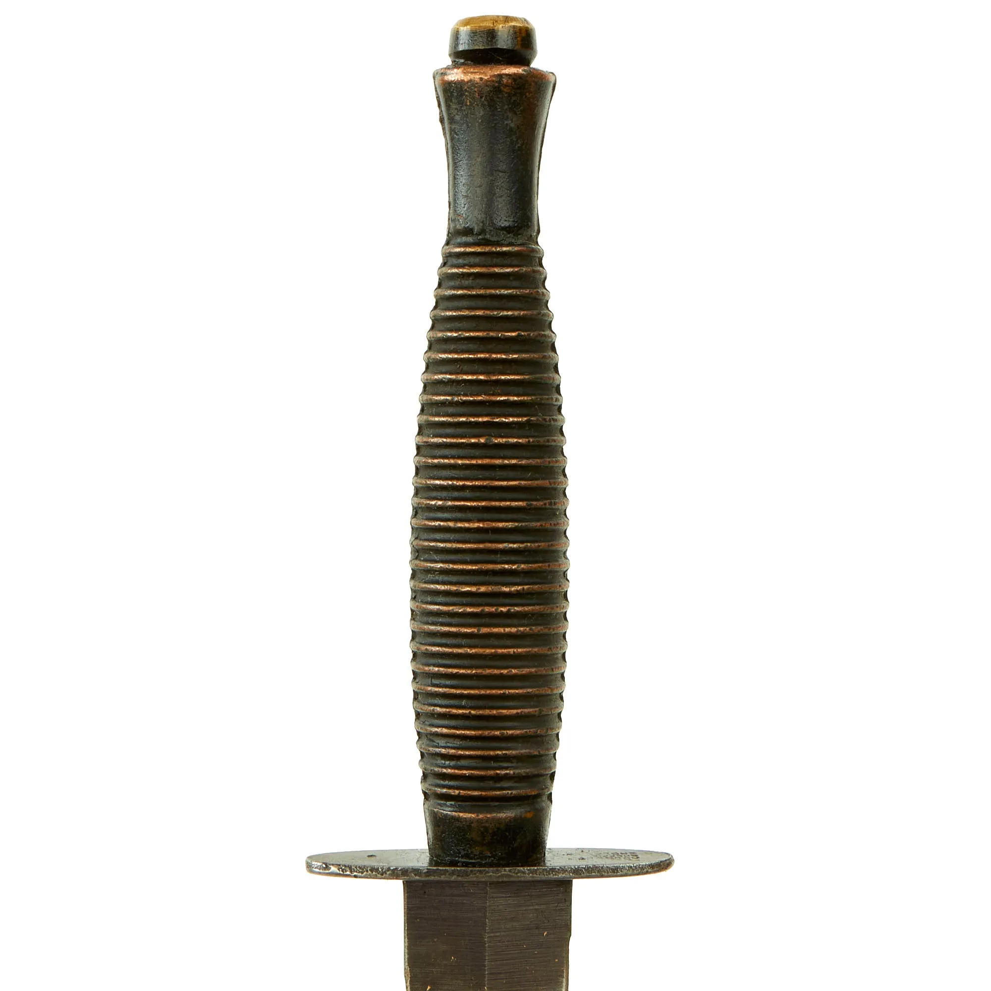 Original British Late WWII or Early Post War 3rd Pattern Fairbairn Sykes Fighting Knife by Rodgers with Scabbard