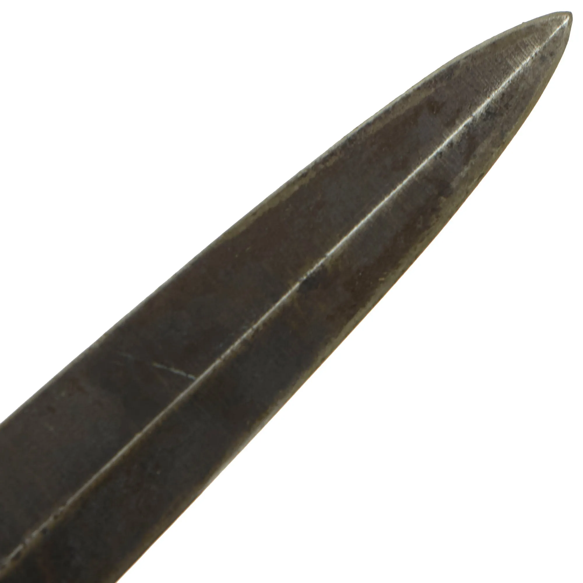 Original British Late WWII or Early Post War 3rd Pattern Fairbairn Sykes Fighting Knife Marked Sheffield England with “Theater Made” Scabbard