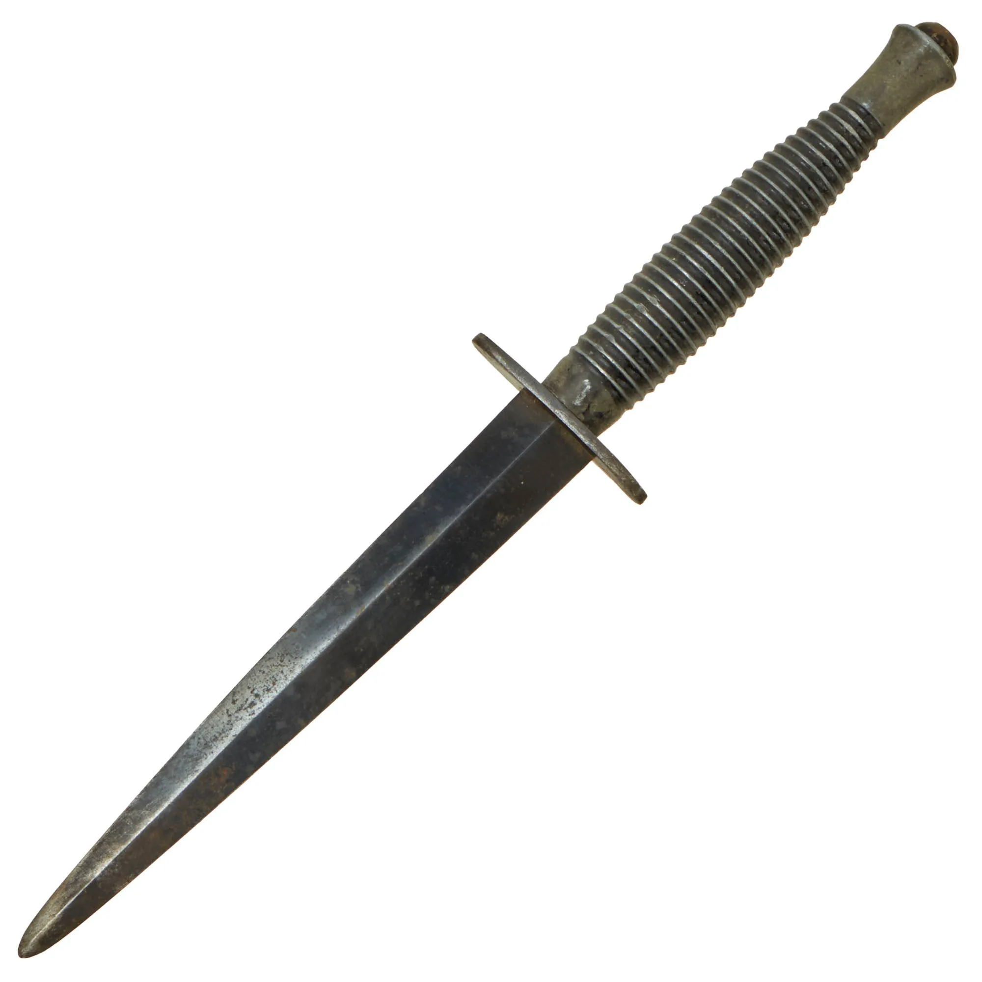 Original British WWII 3rd Pattern Fairbairn-Sykes Commando Dagger Fighting Knife with Alloy Handle