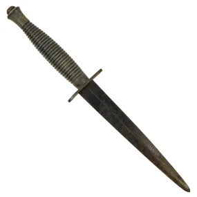 Original British WWII 3rd Pattern Fairbairn-Sykes Commando Dagger Fighting Knife with Alloy Handle