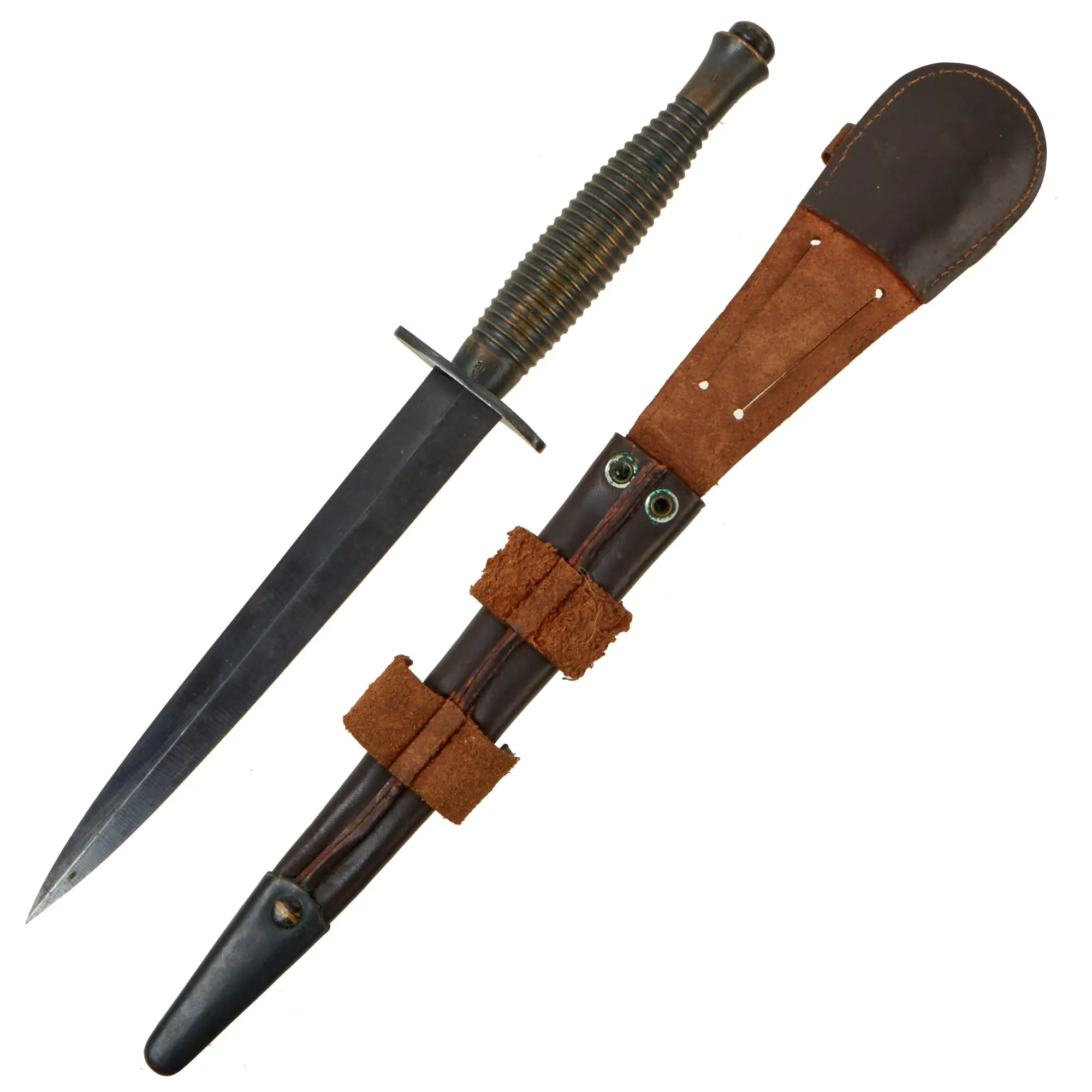 Original British WWII 3rd Pattern Fairbairn-Sykes Fighting Knife with Scabbard