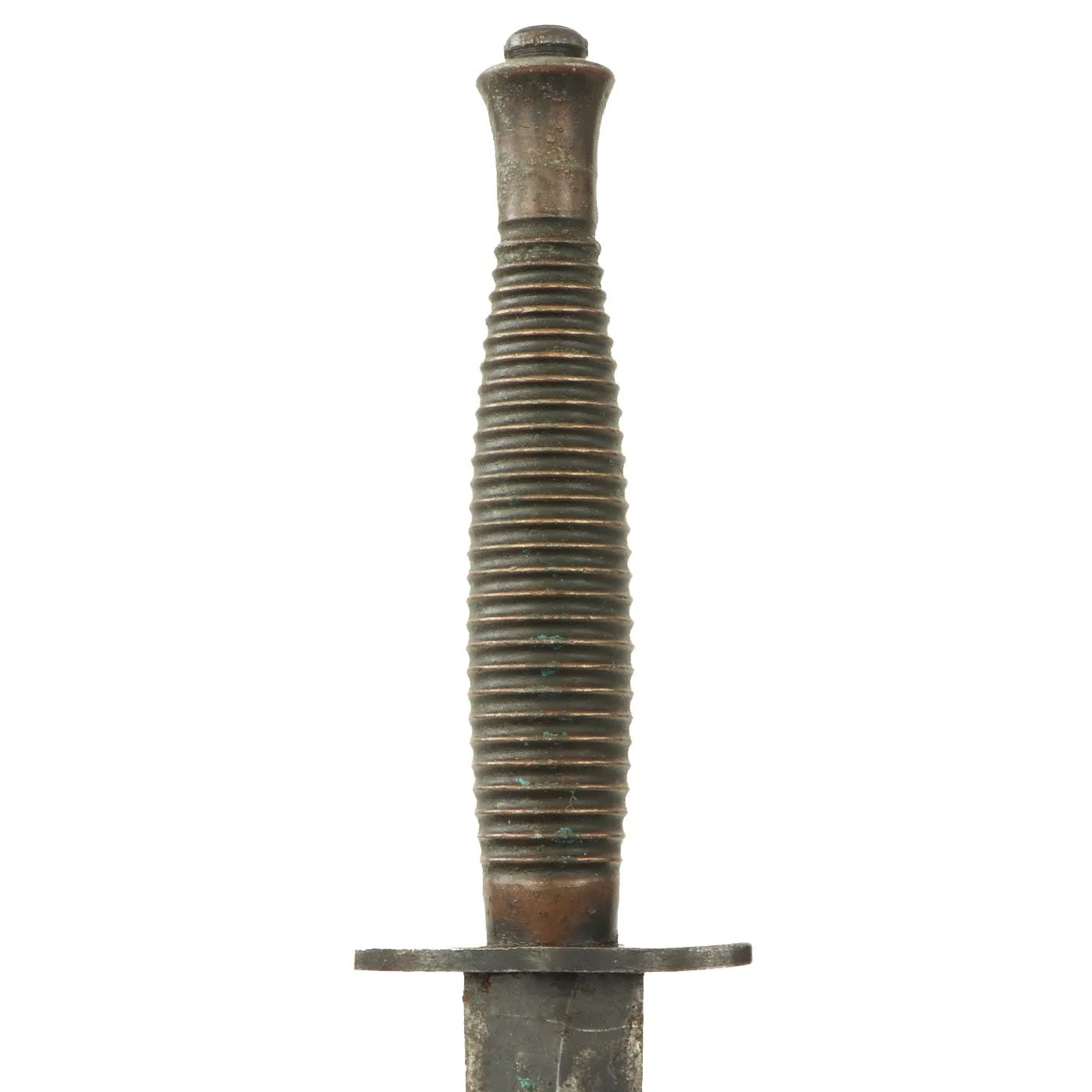 Original British WWII Early 3rd Pattern Broad Arrow Marked Fairbairn-Sykes Fighting Knife with Scabbard