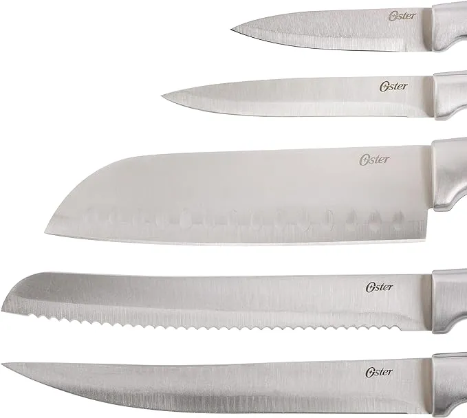 Oster Baldwyn - 14 Piece Stainless Steel Cutlery Block Set