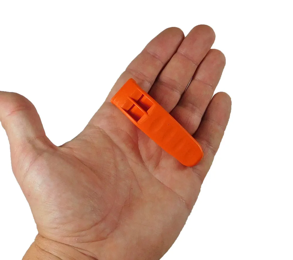Rescue Whistle 4-pack - 5col Survival Supply