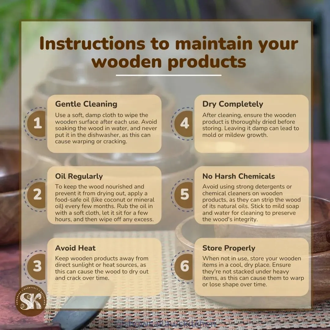 Small Solid Sheesham Wood Chopping Board/Cutting Board | 12 Inch | Anti-Bacterial | Toxin-Free