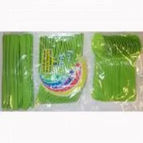 Solid Colour Plastic 25pc. Knives
