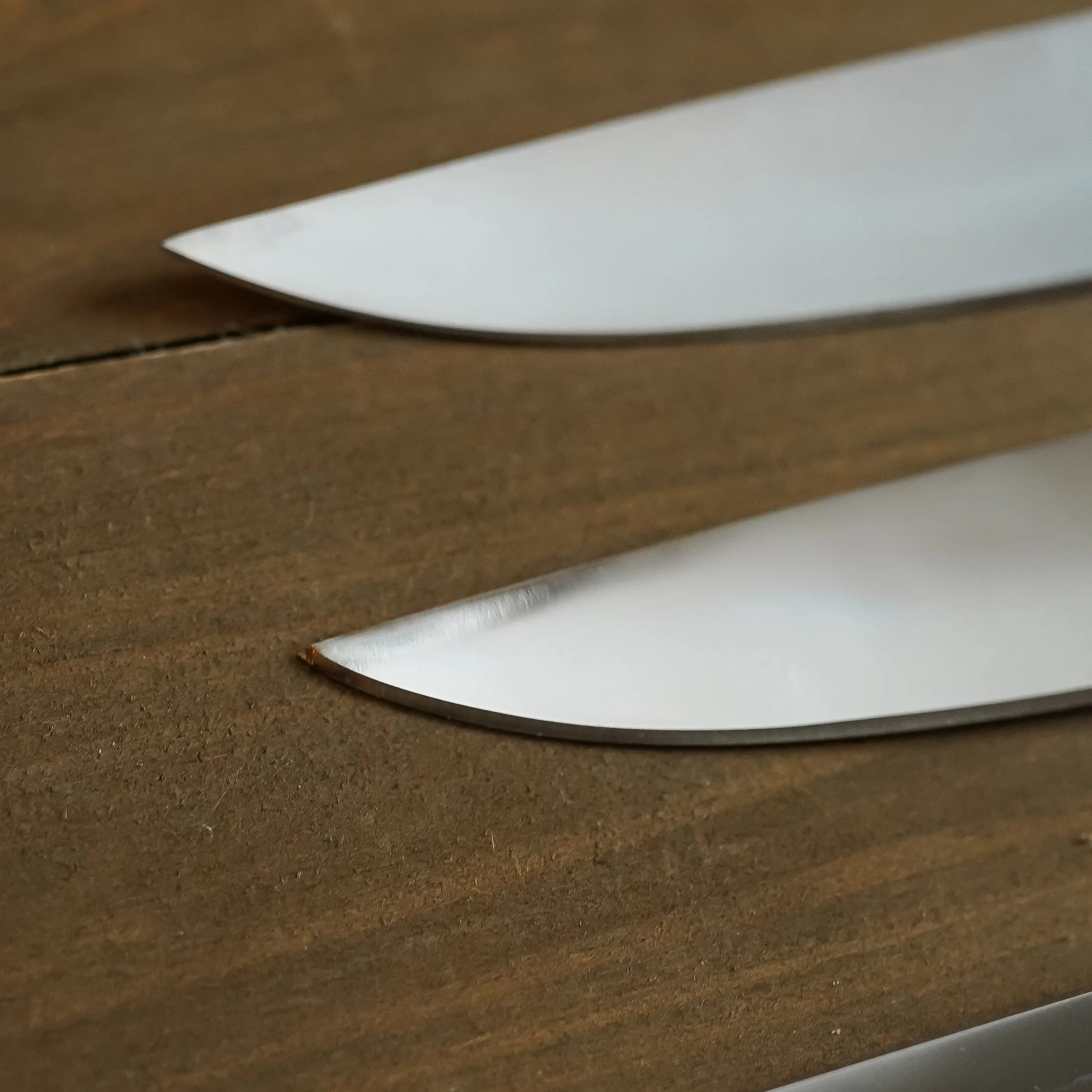Straight Edge Stag Steak Knife Set