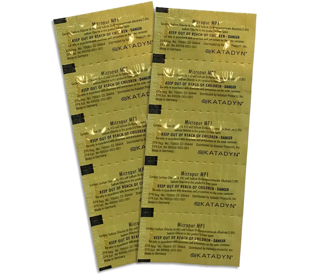 Survival Water Treatment Pack - 5col Survival Supply