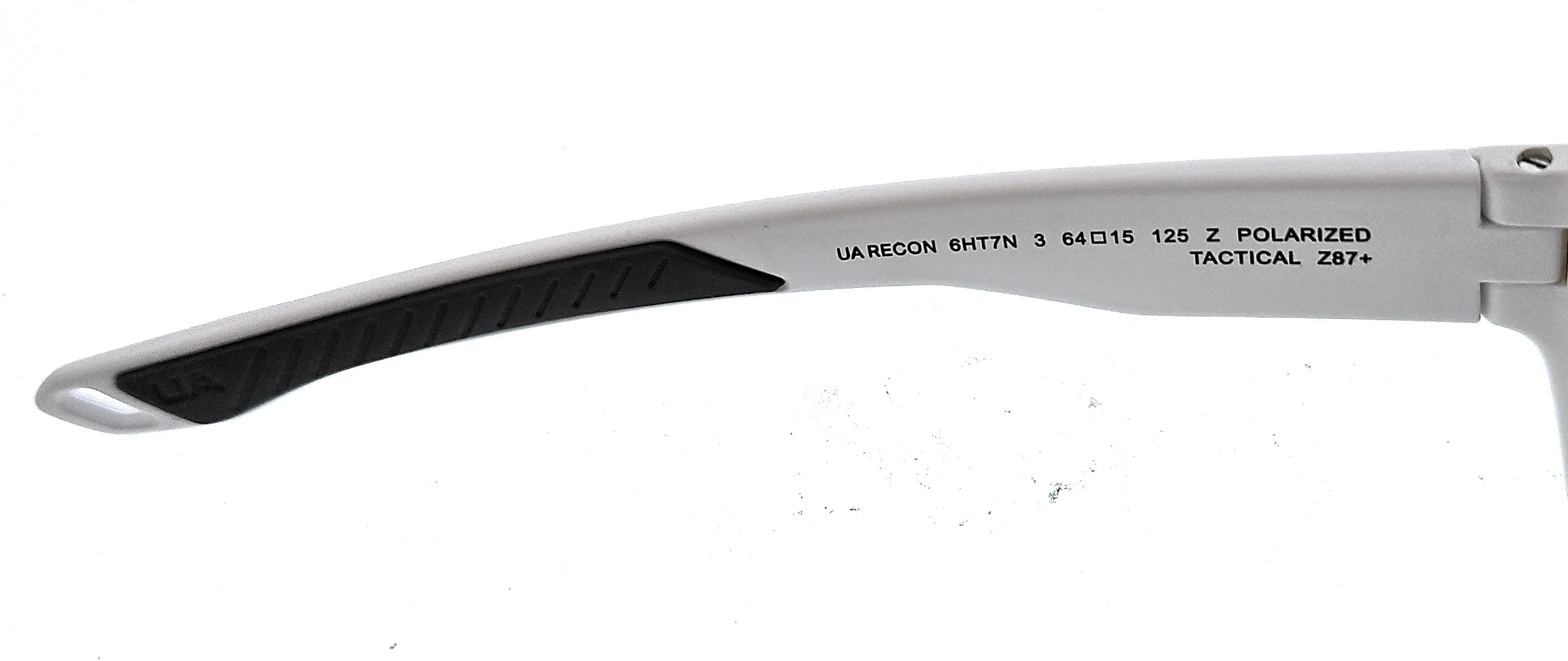 UNDER ARMOUR UA RECON6HT Matte White Rectangle Sunglasses