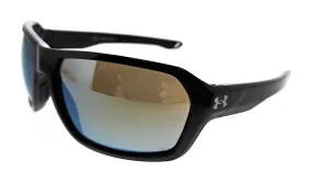 UNDER ARMOUR UA RECON807 Black Rectangle Sunglasses